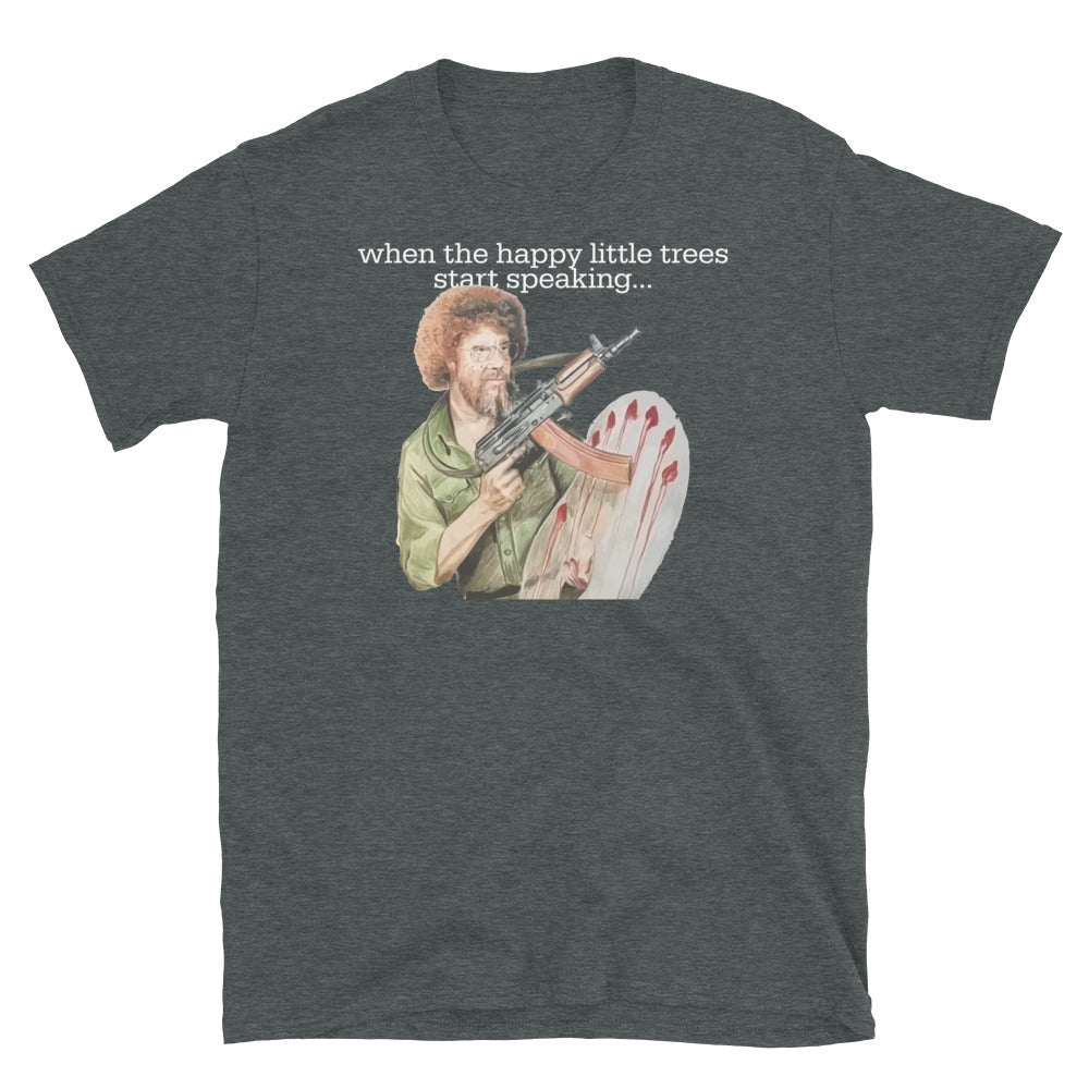 Happy little trees - Short-Sleeve Unisex T-Shirt