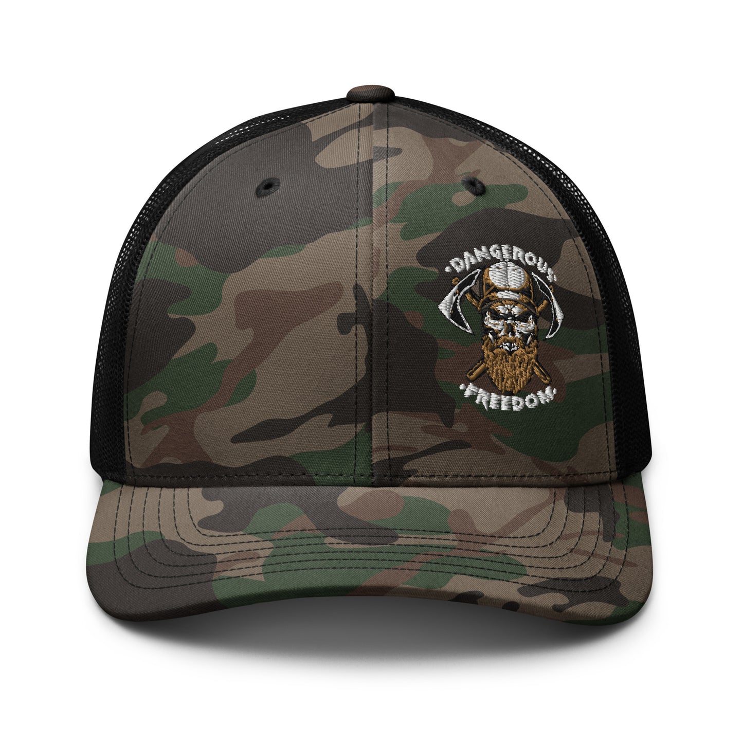 Dangerous Freedom camo trucker hat - 3 patterns!