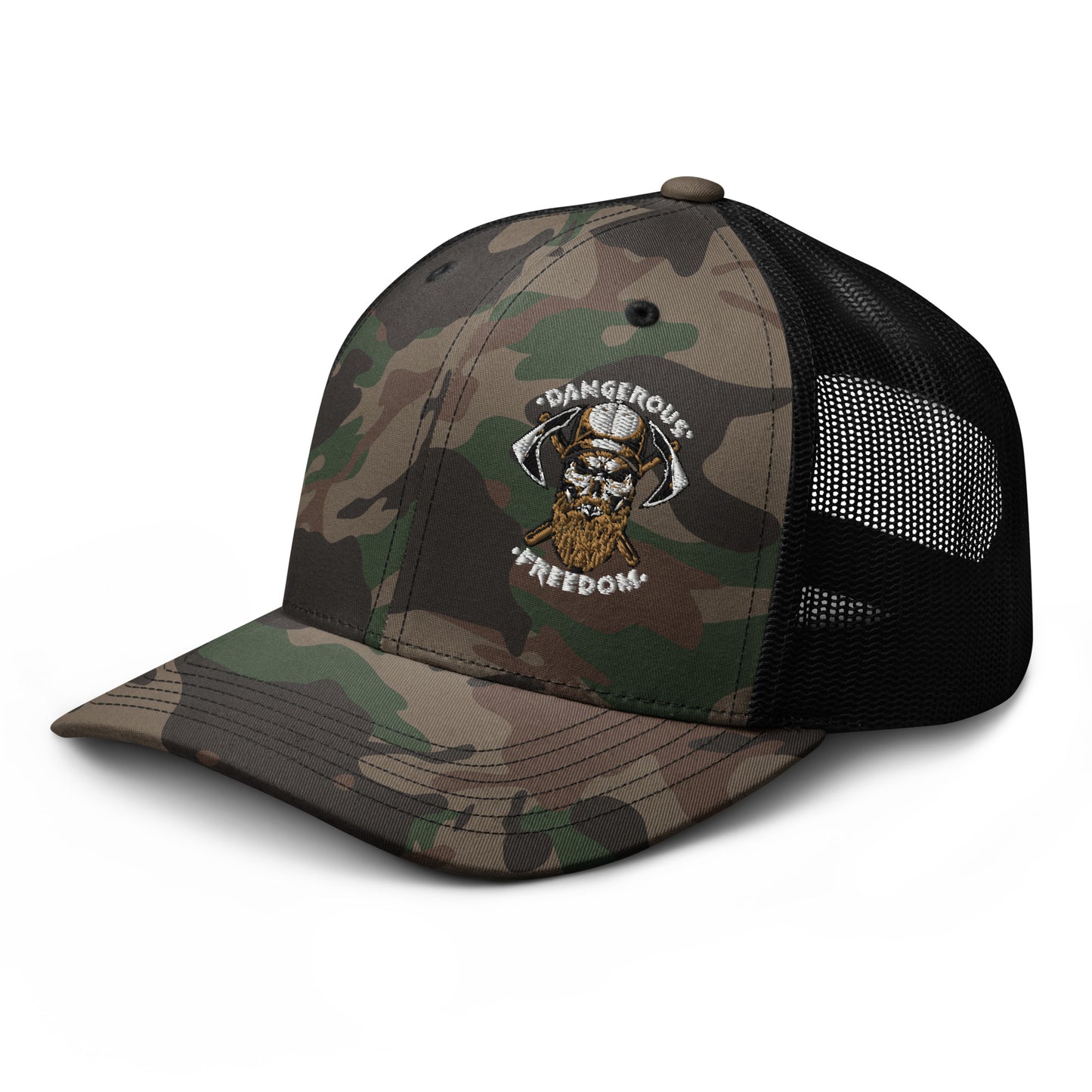 Dangerous Freedom camo trucker hat - 3 patterns!