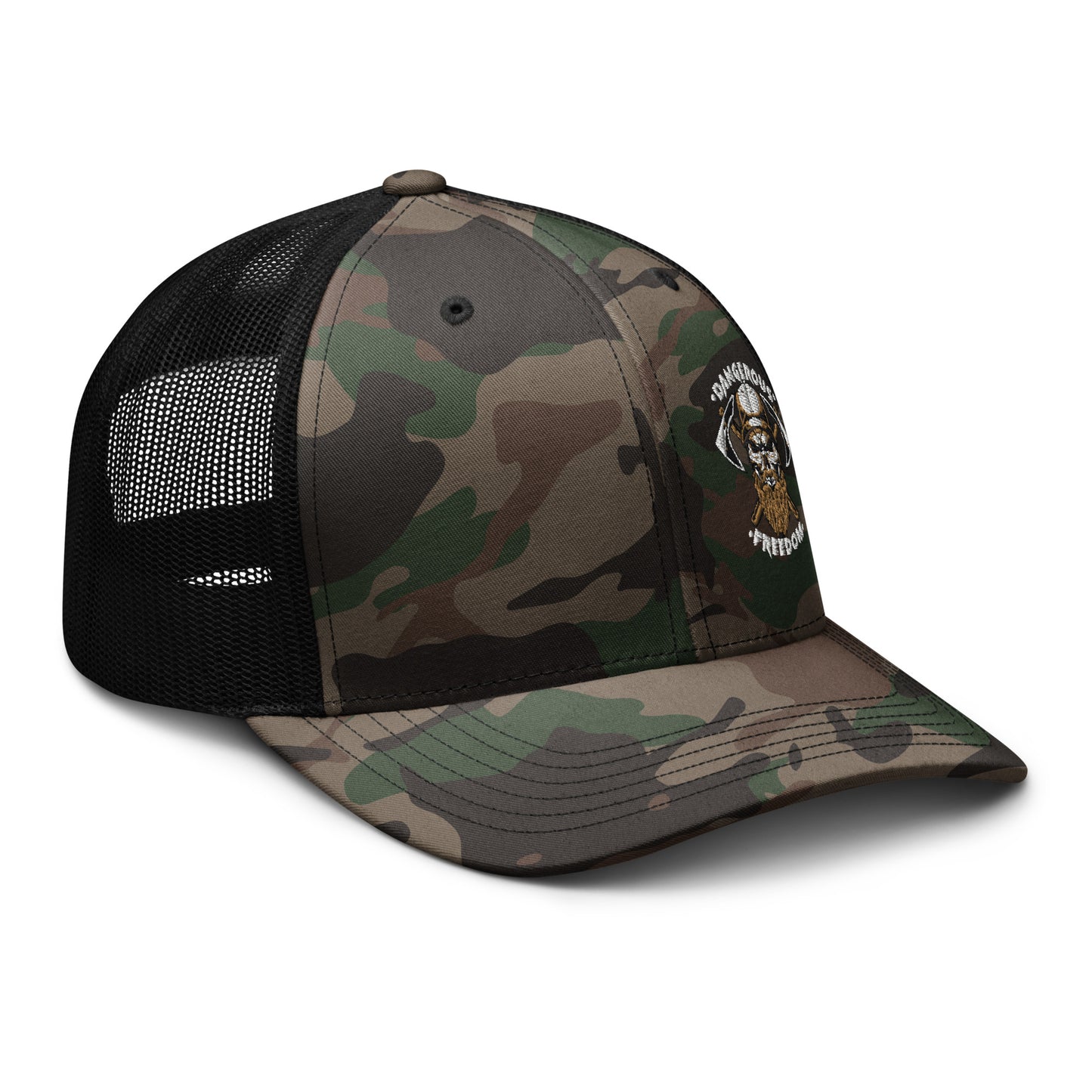 Dangerous Freedom camo trucker hat - 3 patterns!