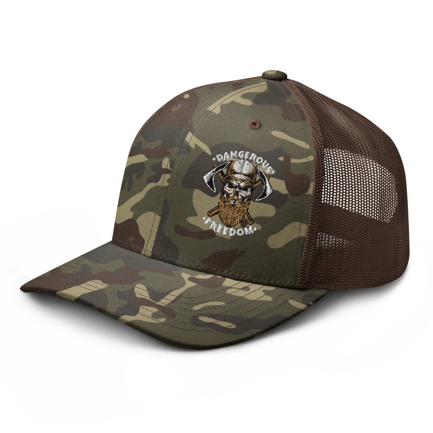 Dangerous Freedom camo trucker hat - 3 patterns!