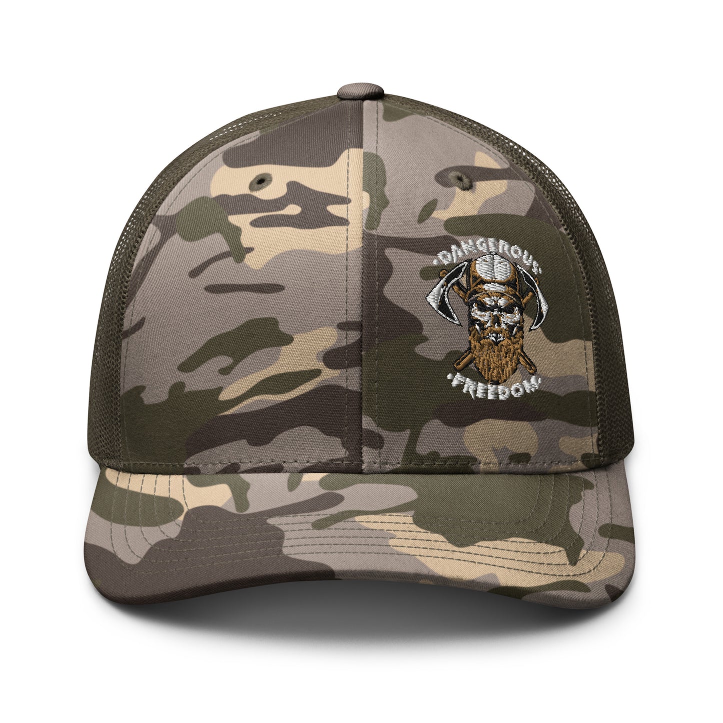 Dangerous Freedom camo trucker hat - 3 patterns!