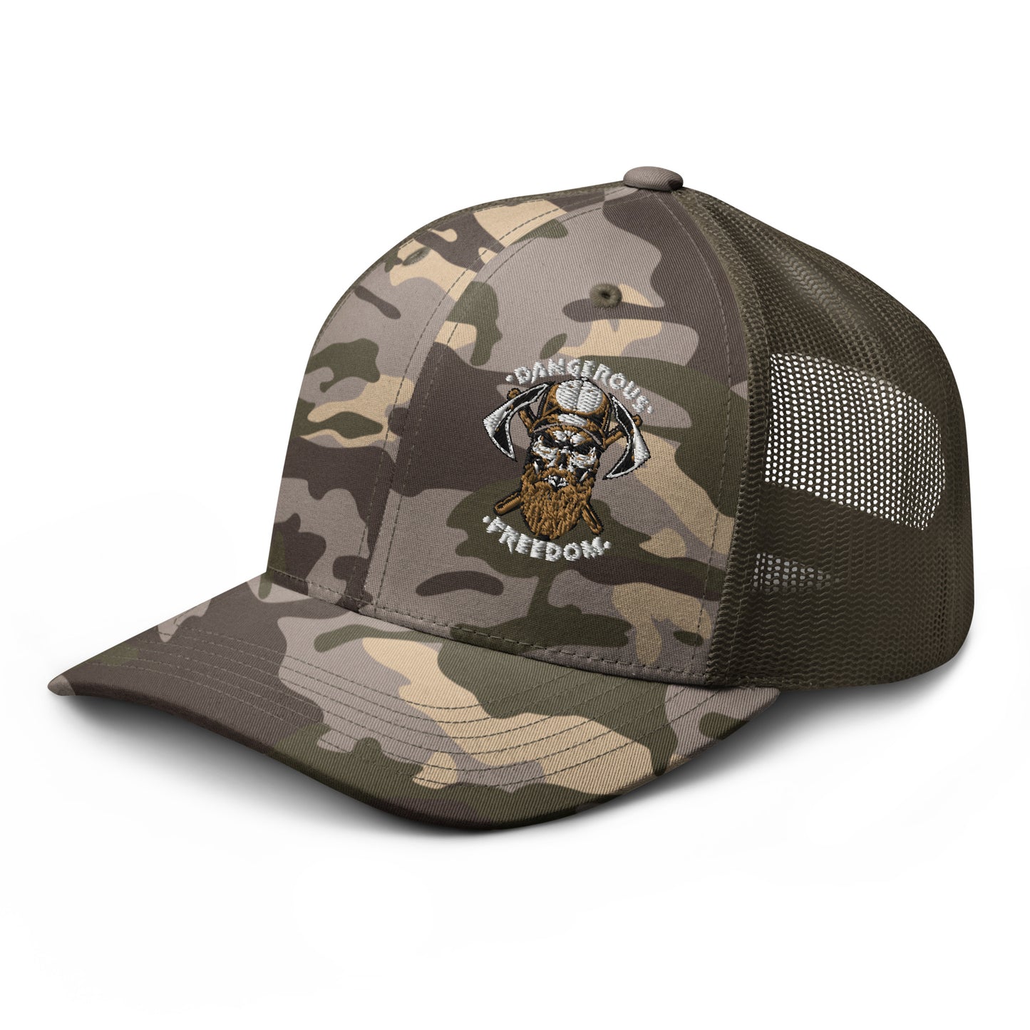 Dangerous Freedom camo trucker hat - 3 patterns!