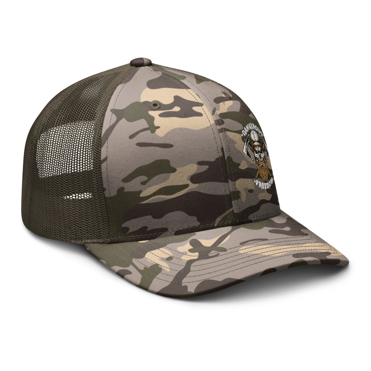 Dangerous Freedom camo trucker hat - 3 patterns!